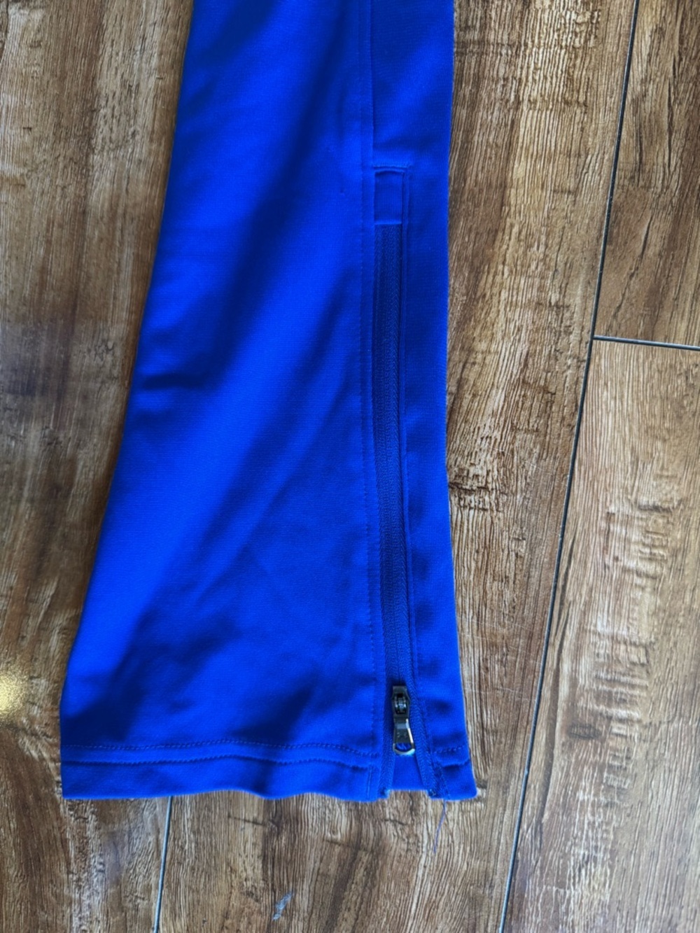 Under Armour Men’s Blue White Joggers Sweatpants Ankle Zipper Small Loose - Picture 9 of 14
